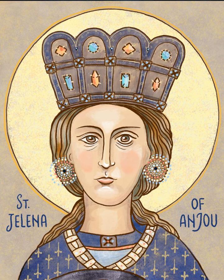 St. Jelena Anjou icon