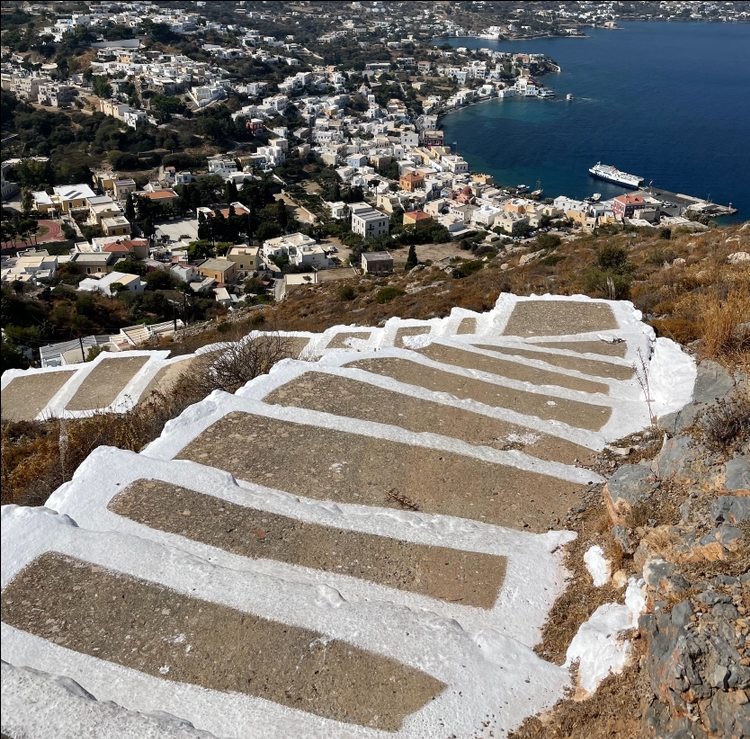 Leros Staircase to St. Gavrilia