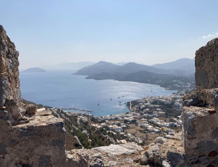 View from Leros Castle