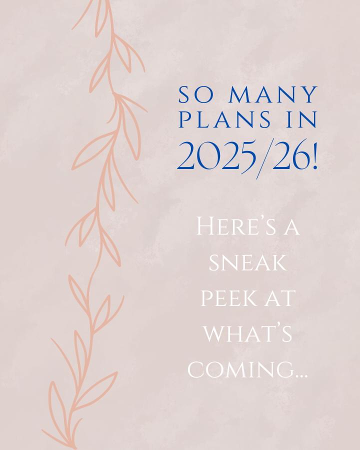 Upcoming in 2025/26 Upcoming in 2025/26
